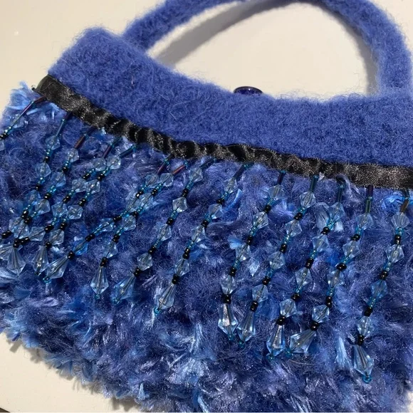Handmade Mini Felted Wool Handbag - Picture 6 of 10